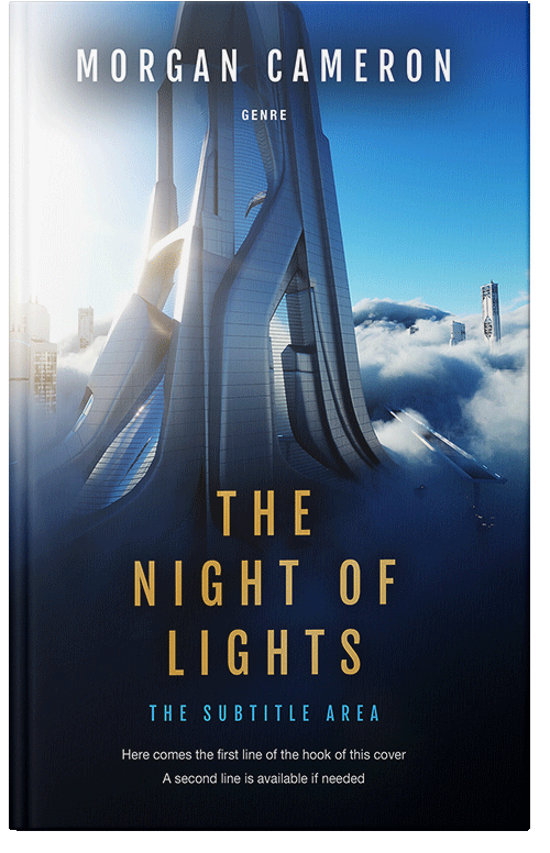 Front view of Premade Science Fiction Book Cover - Pumice