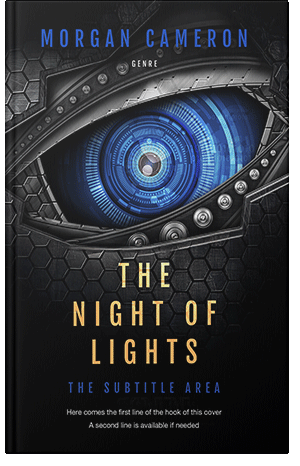 Premade Book Cover Black