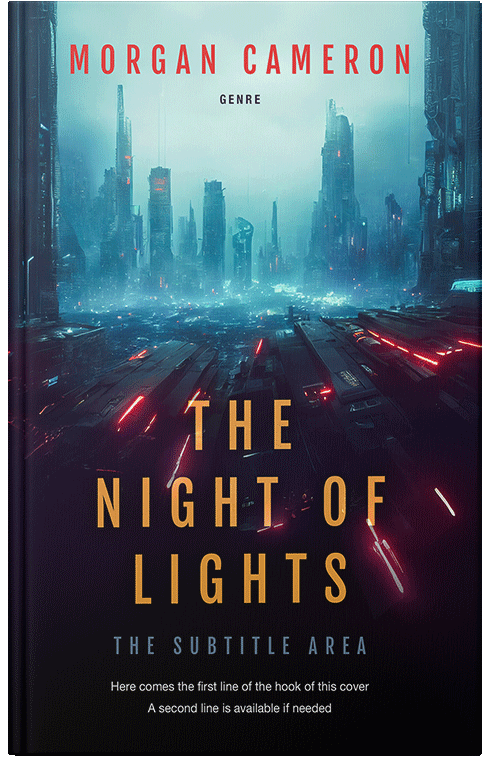 Front view of Premade Science Fiction Book Cover - Clay Ash