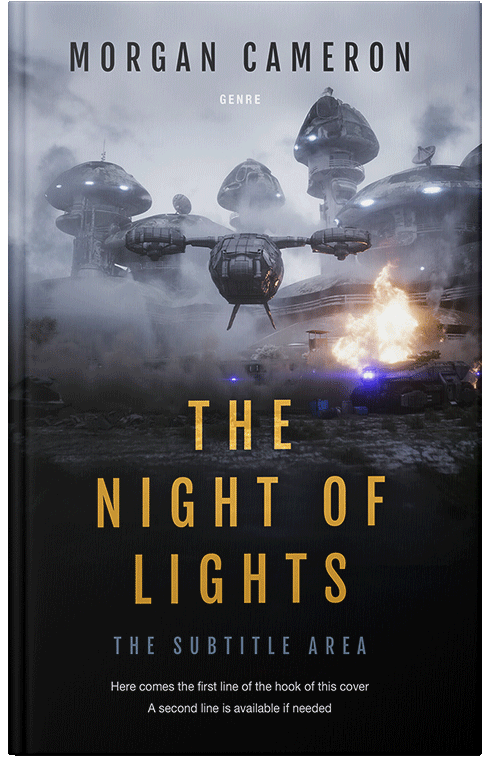 Front view of Premade Science Fiction Book Cover - Cloud