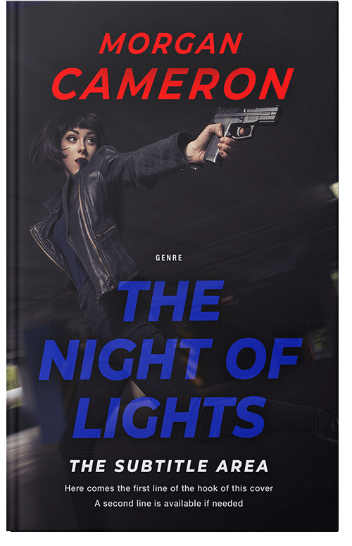 Front view of Premade Mystery & Thriller & Suspense Book Cover - Woodsmoke