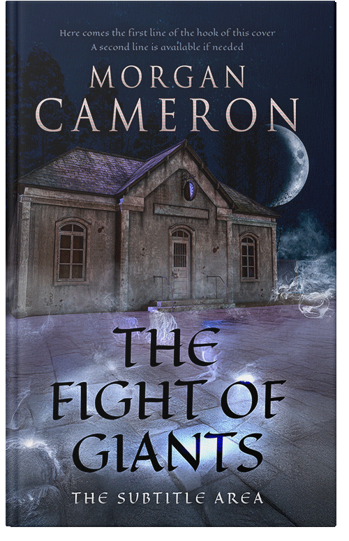 Front view of Premade Horror Book Cover - Charade