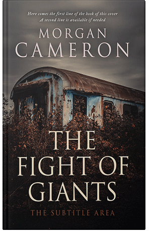 Premade Book Cover Cocoa Brown