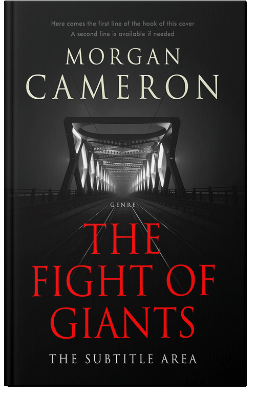 Front view of Premade Mystery & Thriller & Suspense Book Cover - Cod Gray