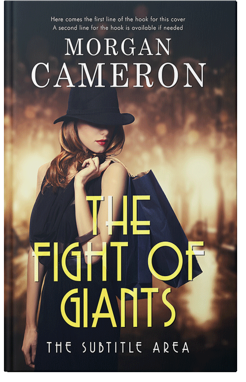 Front view of Premade Chick Lit Book Cover - Thunder