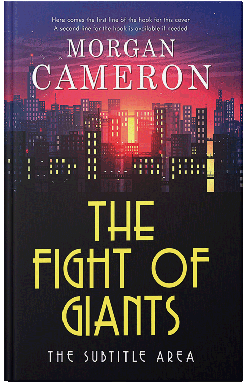 Front view of Premade Mystery & Thriller & Suspense Book Cover - Terracotta