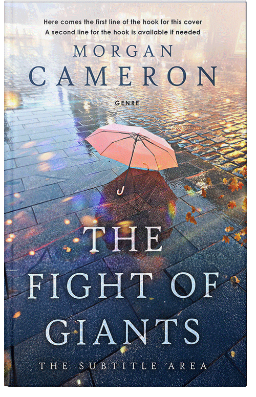 Front view of Premade Literary Fiction Book Cover - Pickled Bluewood