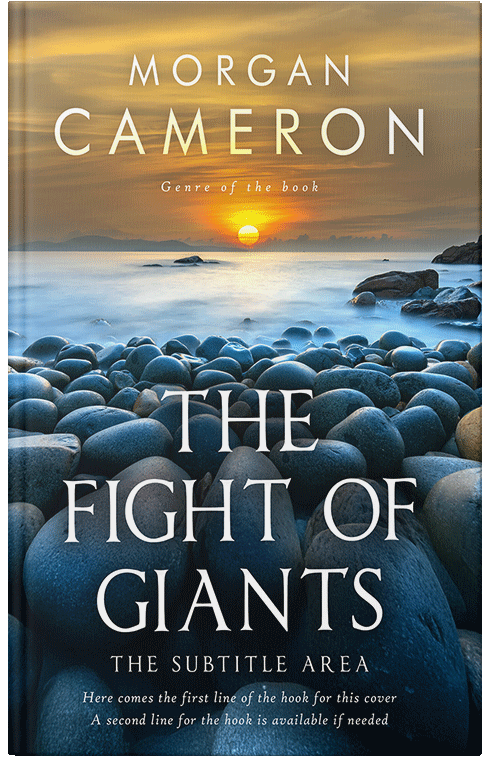 Front view of Premade Nature Book Cover - Tan