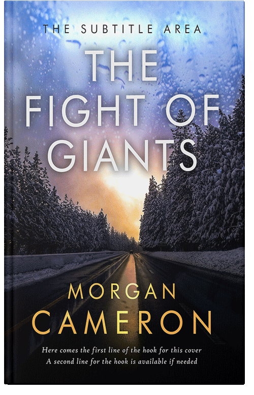 Front view of Premade Mystery & Thriller & Suspense Book Cover - Timberwolf