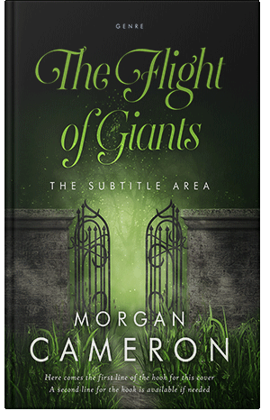 Premade Book Cover Hunter Green
