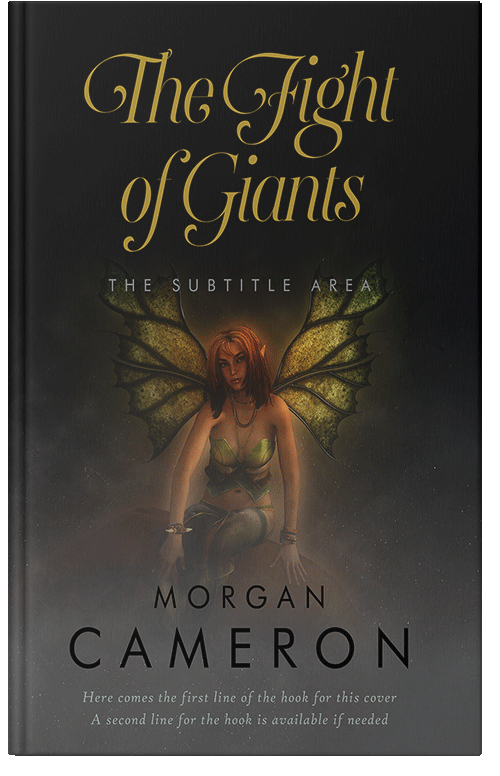 Front view of Premade Fantasy Book Cover - Rangoon Green