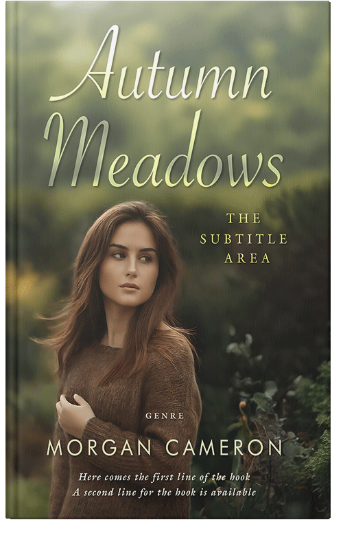 Front view of Premade Romance Book Cover - Kelp