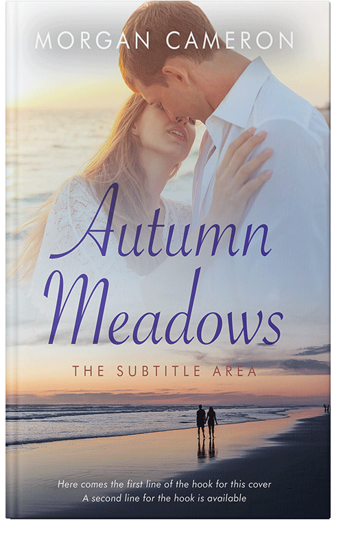 Front view of Premade Romance Book Cover - Silver Rust