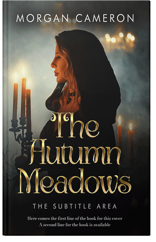 Front view of Premade Fantasy Book Cover - Indian Khaki