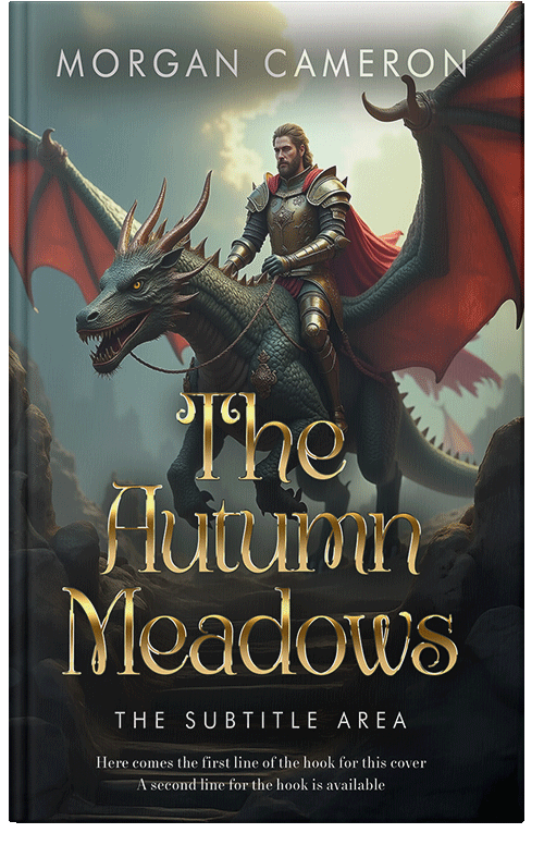 Front view of Premade Fantasy Book Cover - Heavy Metal