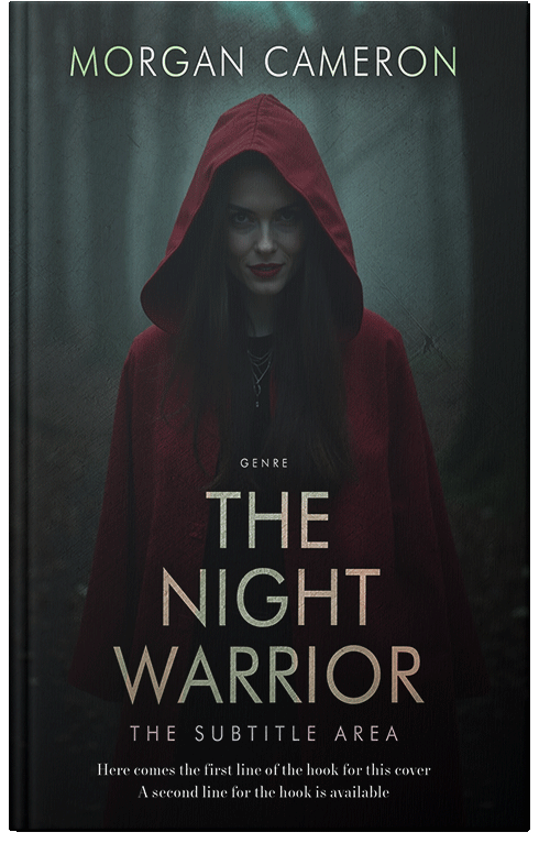 Front view of Premade Mystery & Thriller & Suspense Book Cover - Woodsmoke