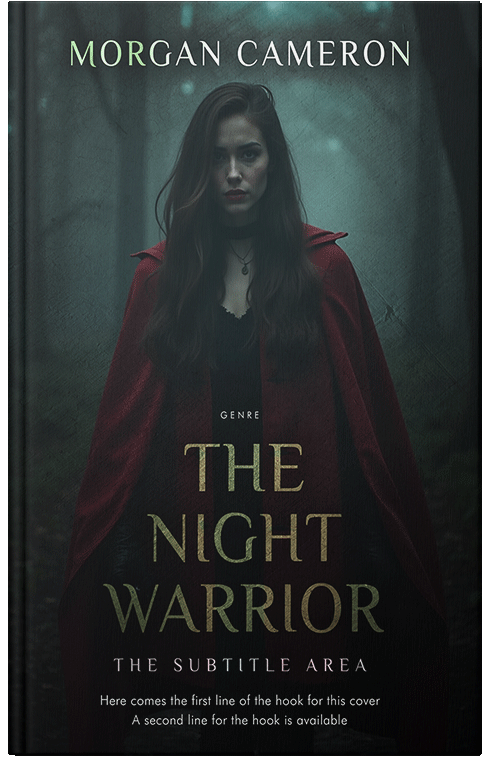 Front view of Premade Mystery & Thriller & Suspense Book Cover - Woodsmoke