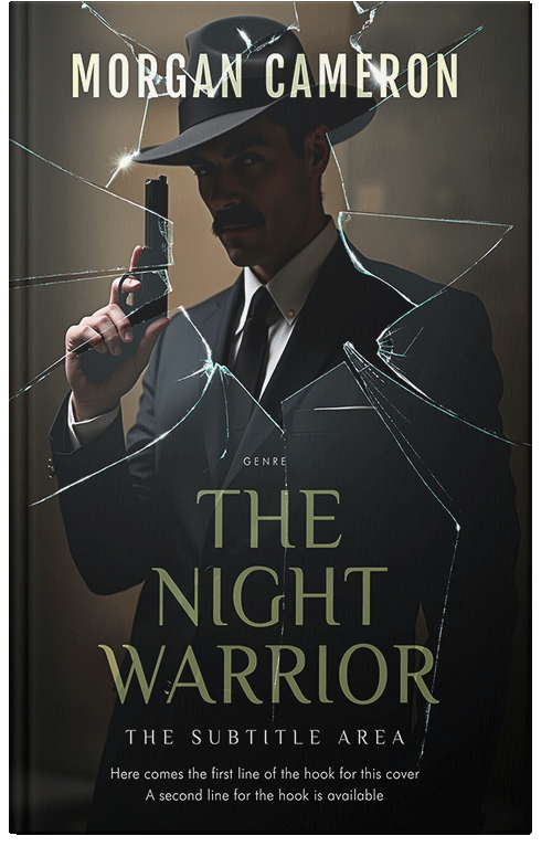 Front view of Premade Mystery & Thriller & Suspense Book Cover - Heavy Metal