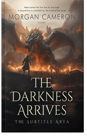 Pre Made Book Cover Cameo