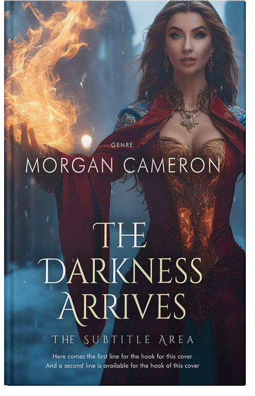 Front view of Premade Fantasy Book Cover - Charade