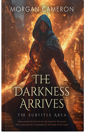 Premade Book Cover Raw Sienna