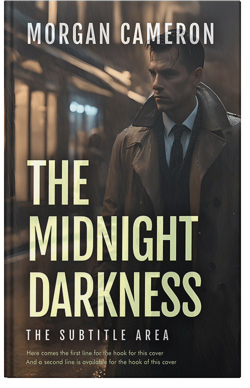 Front view of Premade Mystery & Thriller & Suspense Book Cover - Dune