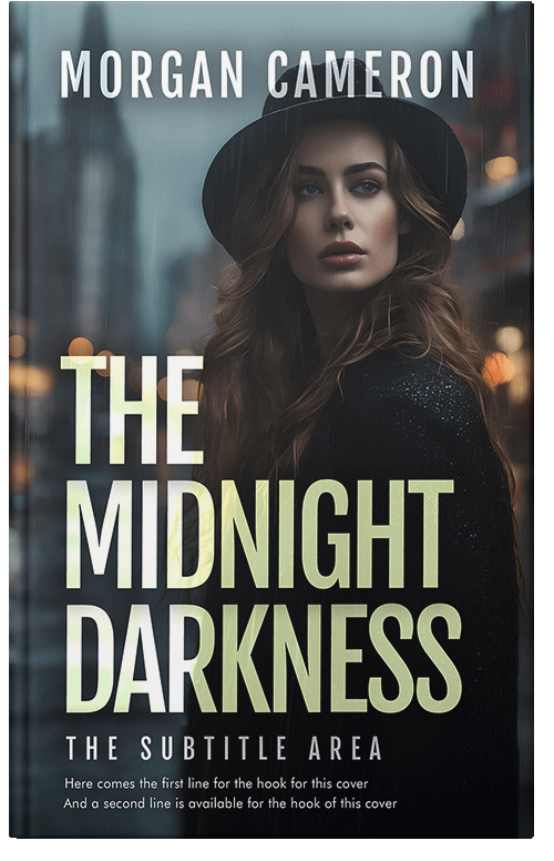 Front view of Premade Mystery & Thriller & Suspense Book Cover - Shark