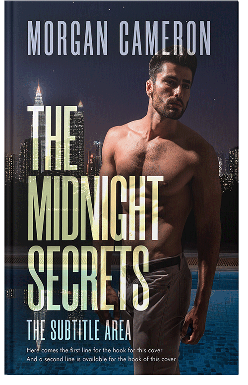 Front view of Premade Erotica Book Cover - Soft Amber