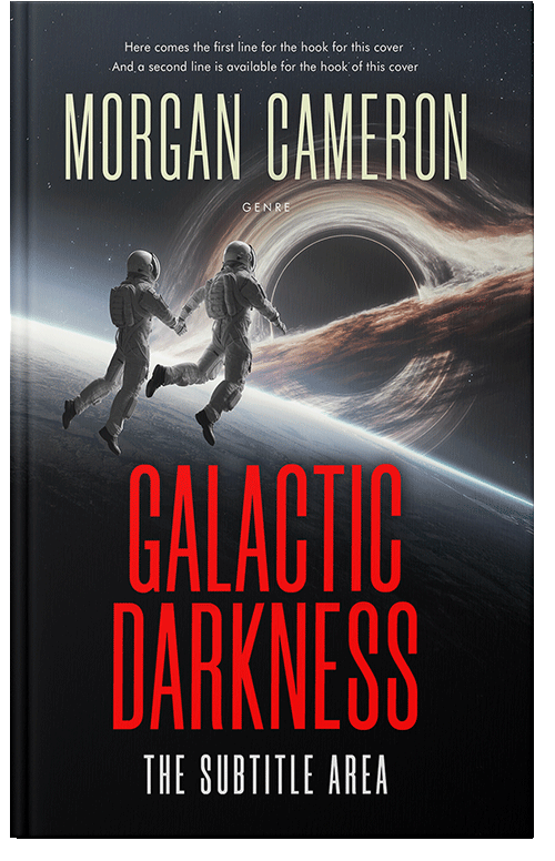 Front view of Premade Science Fiction Book Cover - New York Pink