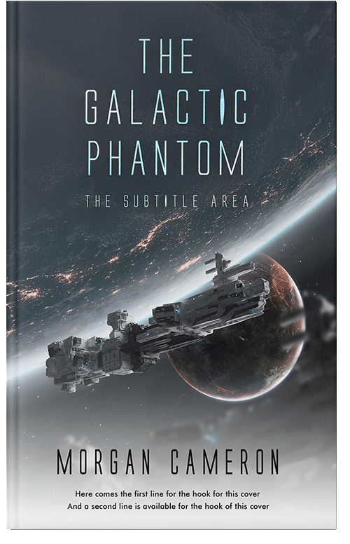 Front view of Premade Science Fiction Book Cover - Outer Space