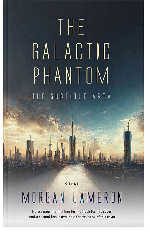 Front view of Premade Science Fiction Book Cover - White Rock #33201 | BookCoverZone