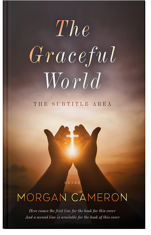 Front view of Premade Religion & Spirituality Book Cover - Calico