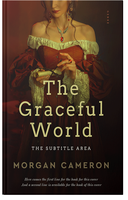 Front view of Premade Romance Book Cover - Creole