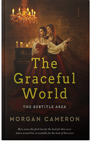 Pre Made Book Cover Graphite