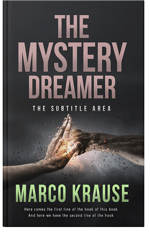Front view of Premade Surreal Book Cover - Malta