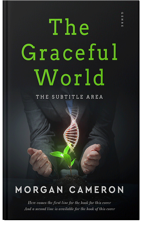 Front view of Premade Science & Nature Book Cover - Woodsmoke