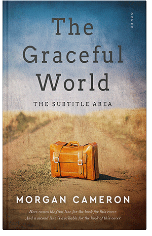 Premade Book Cover Gray Nickel