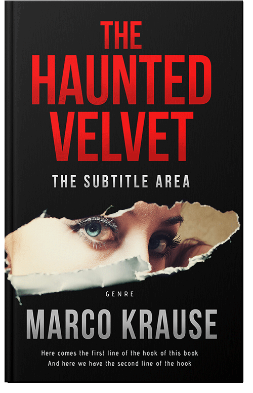 Front view of Premade Mystery & Thriller & Suspense Book Cover - Cod Gray