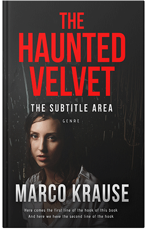 Premade Book Cover Cinnabar