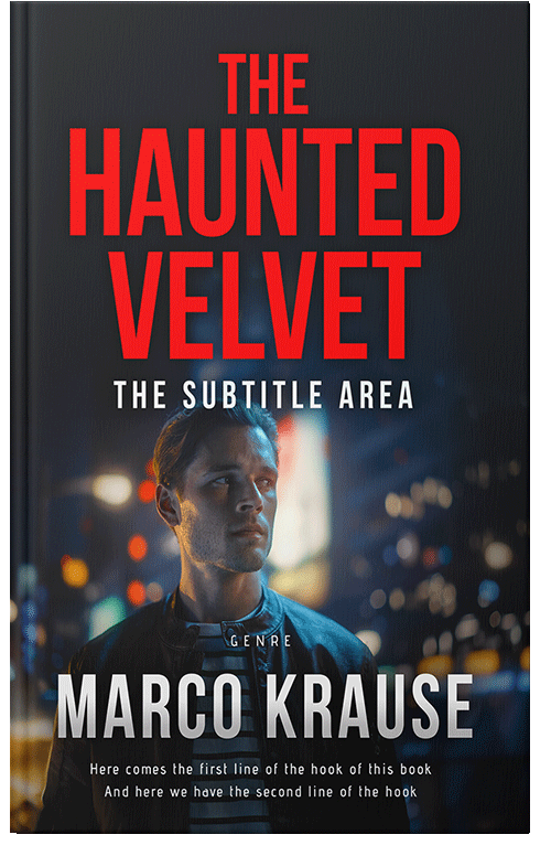 Front view of Premade Mystery & Thriller & Suspense Book Cover - Mandy