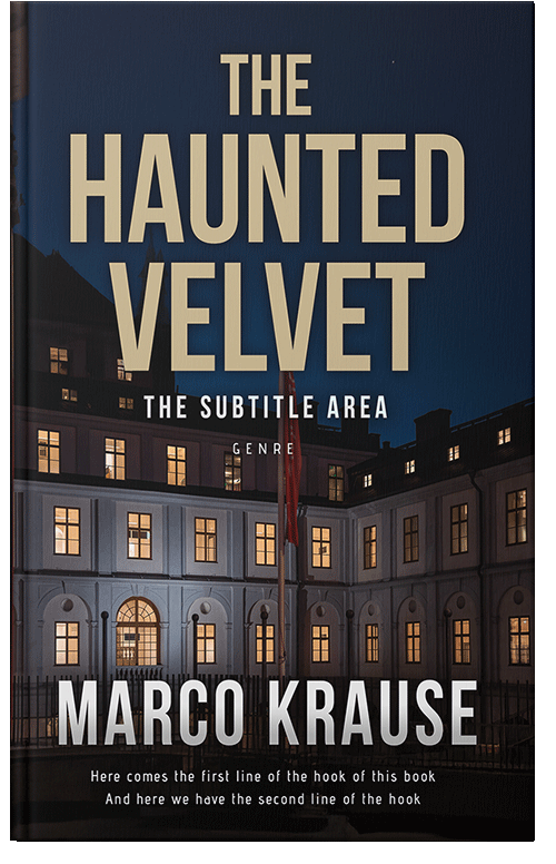 Front view of Premade Mystery & Thriller & Suspense Book Cover - Vanilla