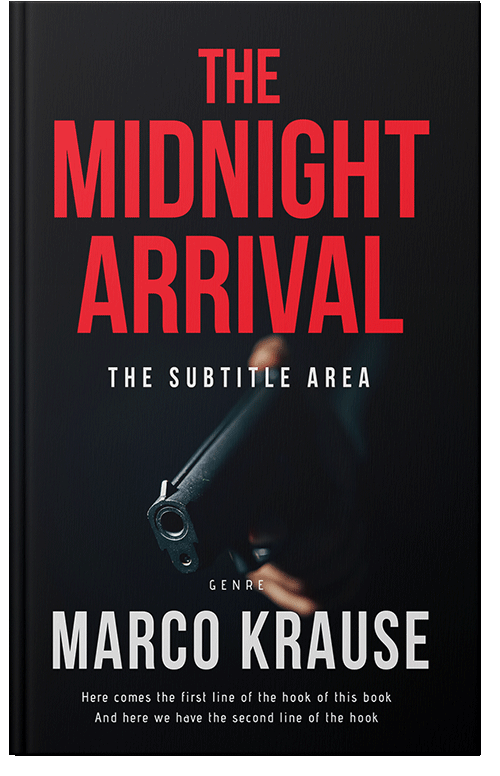 Front view of Premade Mystery & Thriller & Suspense Book Cover - Amaranth