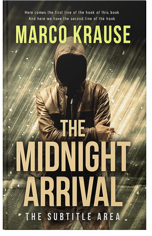 Front view of Premade Mystery & Thriller & Suspense Book Cover - Zombie