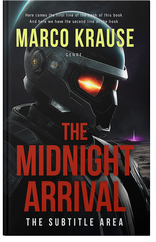 Front view of Premade Science Fiction Book Cover - Tuscany