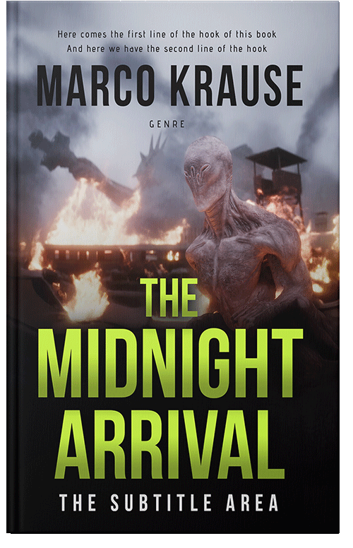 Front view of Premade Apocalyptica Book Cover - Deco