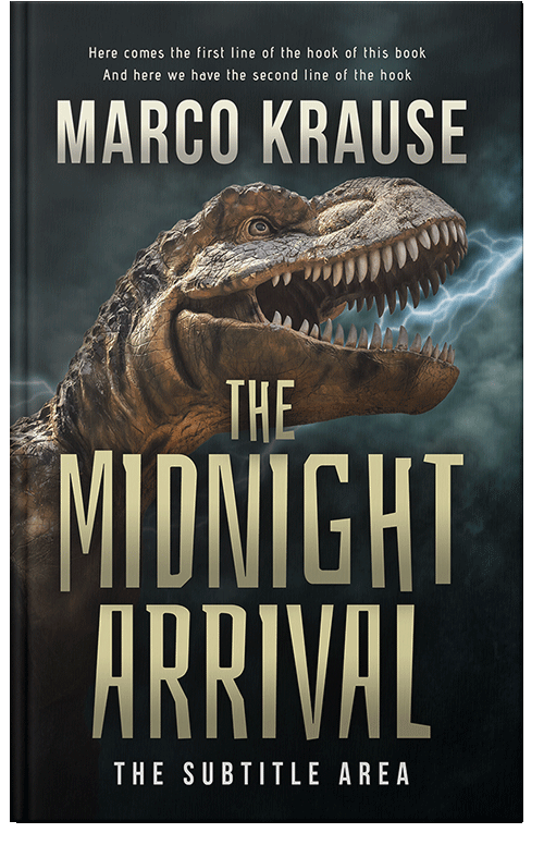 Front view of Premade Action & Adventure Book Cover - Coral Reef