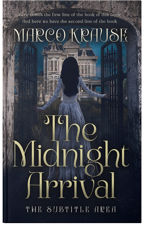 Front view of Premade Mystery & Thriller & Suspense Book Cover - Mirage