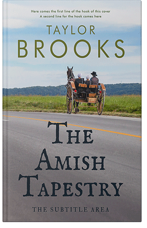 Pre Made Book Cover Gray Chateau