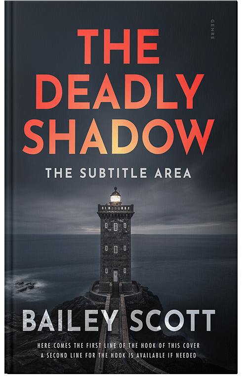 Front view of Premade Mystery & Thriller & Suspense Book Cover - Ebony Clay