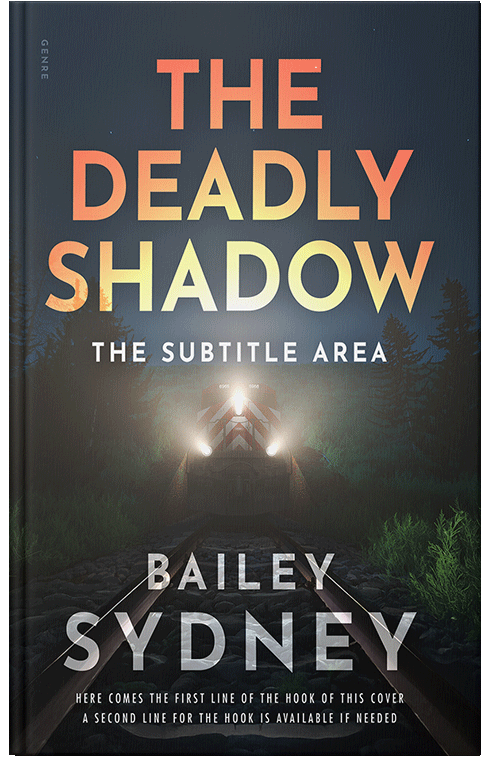 Front view of Premade Mystery & Thriller & Suspense Book Cover - Outer Space